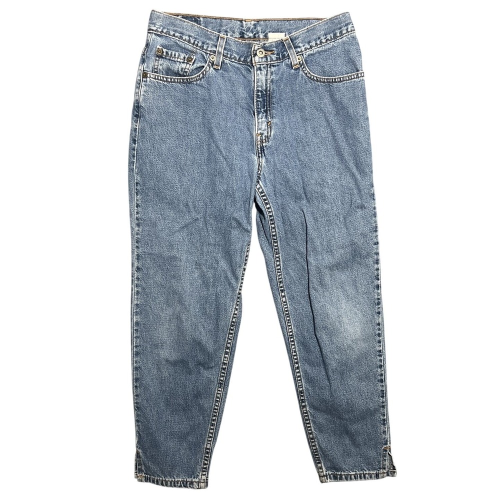 VTG Levi's Women's Blue Denim Jeans Size 9 JR. M Relaxed Fit Mom Jeans High Rise